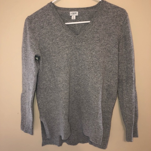 J Crew Factory Wool Blend V Neck Tunic Sweater BB086 - Picture 2 of 5